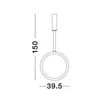 Lyora Ronde hanglampChange Ø 39,5cm goud - 9070166 - thumbnail