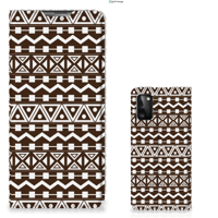 Samsung Galaxy A41 Hoesje met Magneet Aztec Brown - thumbnail