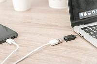 ASSMANN Electronic USB C/USB A USB C USB A Zwart - thumbnail