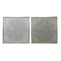 Canvas Home ESPRIT polyestyreen Canvas 100 x 3,5 x 100 cm - thumbnail