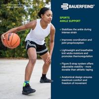Bauerfeind Sports Ankle Support Enkelbrace - S - Rechts - Zwart - thumbnail
