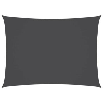 Zonnescherm rechthoekig 2,5x4,5 m oxford stof antracietkleurig