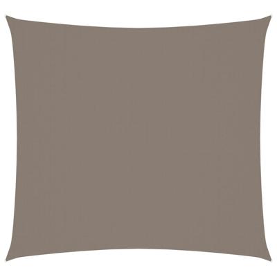 Zonnescherm vierkant 2x2 m oxford stof taupe