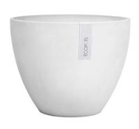 Ecopots Antwerp kunststof bloempot Wit/Grijs - Ø 28,2 cm - thumbnail