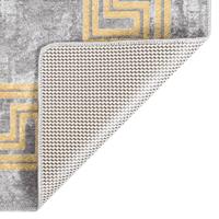VidaXL Vloerkleed wasbaar anti-slip 80x300 cm grijs - thumbnail