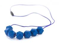 Lollipops & More bijtketting Kola Cubes 75 cm silicone donker - thumbnail