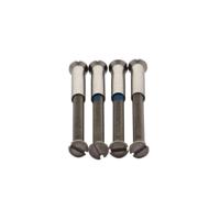 Intersteel 4 Patentboutjes m4x38 mm met hulsjes m4 - RVS - thumbnail