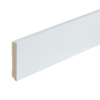 Gelakte plint 90x15 - Amsterdam wit RAL 9010 - thumbnail