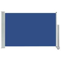 VidaXL Tuinscherm uittrekbaar 60x300 cm blauw - thumbnail