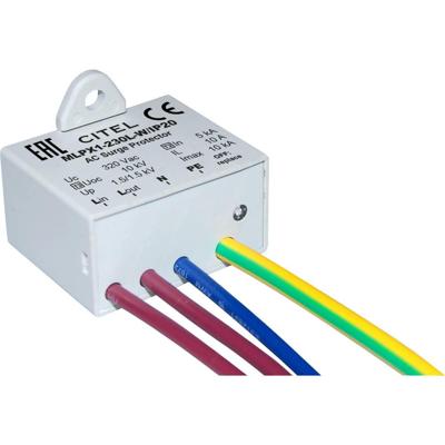 Citel 711216 MLPX1-230L-W/IP20 Overspanningsbeveiliging (inbouw) Overspanningsbeveiliging voor: Verdeeldoos 10 kA 1 stuk(s)