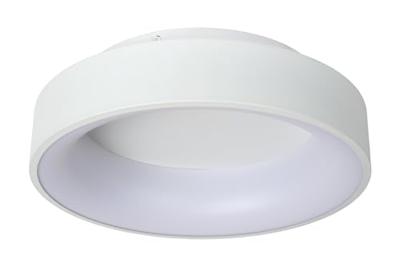 Lucide MIRAGE - Plafonnière - Ø 38 cm - LED Dimb. - 1x22W 2700K - Wit - thumbnail