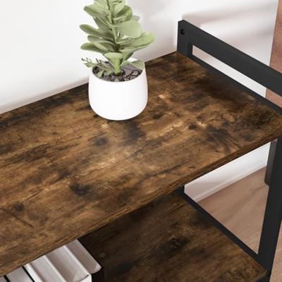 Boekenkast Gerookt eiken 80 x 30 x 48.5 cm Bewerkt hout