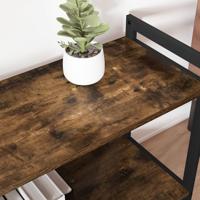 Boekenkast Gerookt eiken 80 x 30 x 48.5 cm Bewerkt hout - thumbnail