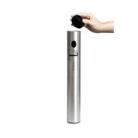 Asbak wandmodel voor buiten metaal - thumbnail