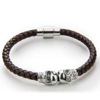Monomen Men&apos;s Genuine Nappa Leather Bracelet MM10827SO - thumbnail