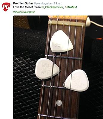 ChickenPicks Tritone III Series Bermuda III-XL 2.1 mm plectrums (3 stuks)