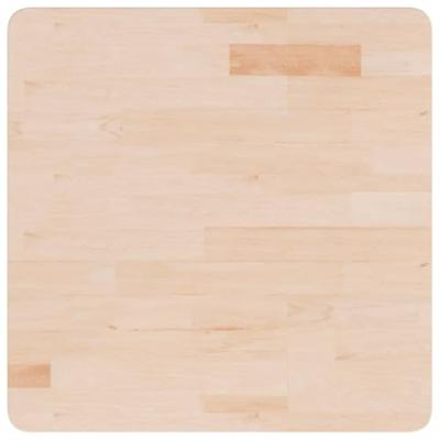Tafelblad vierkant 60x60x1,5 cm onbehandeld massief eikenhout Tafelblad vierkant 60x60x1,5 cm onbehandeld massief eikenhout