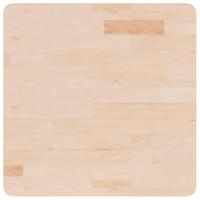 Tafelblad vierkant 60x60x1,5 cm onbehandeld massief eikenhout - thumbnail