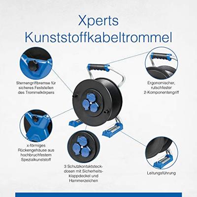 Schwabe Kabelhaspel Xperts leeg Ø285mm t.b.v. 40m kabel