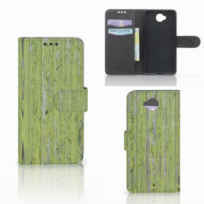 Microsoft Lumia 650 | Book Style Case | Green Wood