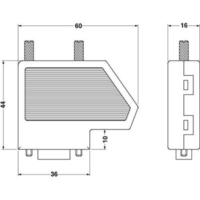 Phoenix Contact SUBCON-PLUS M1 2761826 D-sub stekker 180 ° Aantal polen: 9 Schroeven 1 stuk(s)