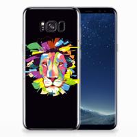 Samsung Galaxy S8 Plus Telefoonhoesje met Naam Lion Color - thumbnail