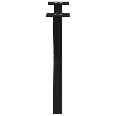 Salontafelpoten 2 st X-vormig 60x(42-43) cm staal zwart Salontafelpoten 2 st X-vormig 60x(42-43) cm staal zwart