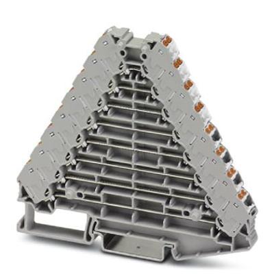 Phoenix Contact 1061721 Rangeerverdeler Push-In-klem Grijs 10 stuk(s)