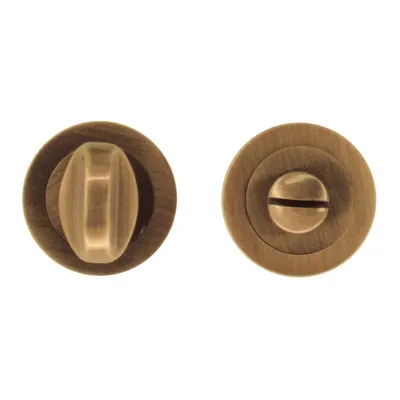 Hdd Pro WC Garnituur Rond Draairozas Brons Hdd Pro WC Garnituur Rond Draairozas Brons