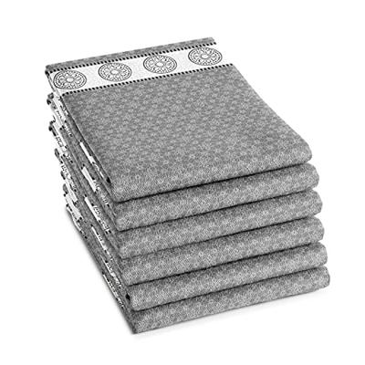 6x DDDDD theedoek lace 60x65cm grey 6x DDDDD theedoek lace 60x65cm grey