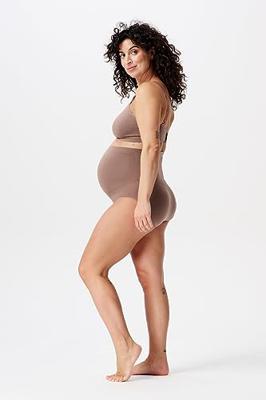 Noppies Nisa Naadloze Sensil Zwangerschapsslip Deep Taupe