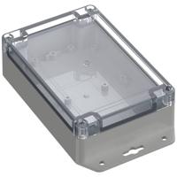 TRU COMPONENTS TC-10860760 Flensbehuizing 150 x 100 x 45 ABS-PC Lichtgrijs 1 stuk(s) - thumbnail
