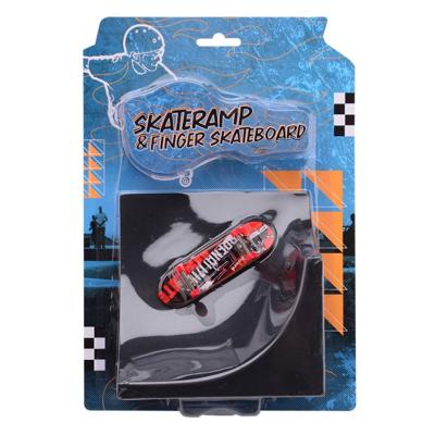 Johntoy vingerskateboard met ramp