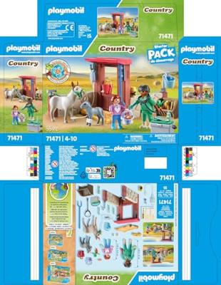 PLAYMOBIL Country Starter Pack boerderij dierenarts met de ezels 71471