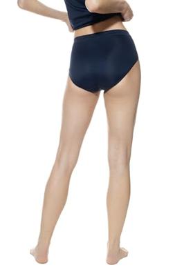 Emotion - dames taille slip viscose - Comfortabele hoge dames onderbroek - Katoenen kruisje