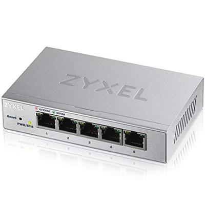 Zyxel 5-poorts Gigabit Web Managed Switch, Levenslange garantie [GS1200-5]