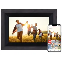 Rollei Smart Frame WiFi 105 Wooden Bl - thumbnail