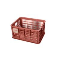 Gerecyclede fietskrat Basil Crate S 17.5 liter 29 x 39 x 20 cm - terra red - thumbnail