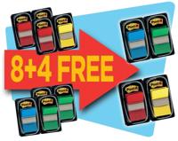 Indextabs Post-it 680 25.4x43.2mm 10+2 gratis assorti 50 tabs per dispenser - thumbnail