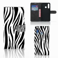 Huawei Nova 4 Telefoonhoesje met Pasjes Zebra - thumbnail