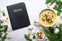 Securit menukaart Basic ft A4, zwart - thumbnail