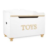 Speelgoedkist op poten met zitting - thumbnail