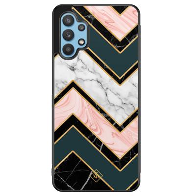 Samsung Galaxy A32 5G hoesje - Marmer triangles Samsung Galaxy A32 5G hoesje - Marmer triangles
