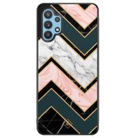 Samsung Galaxy A32 5G hoesje - Marmer triangles - thumbnail