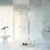 Fortifura Galeria Douchedeur - 80x200 - Profiel - veiligheidsglas - anti kalk - chroom SW1122479 - thumbnail