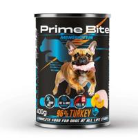 PRIME BITE Monoprotein Turkey with pumpkin - natvoer voor honden - 400g - thumbnail