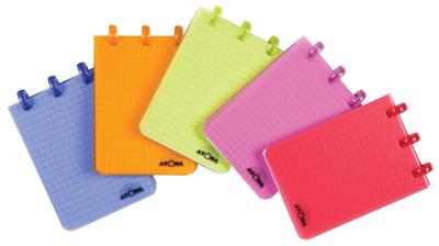 Atoma Trendy notitieboekje, ft A7, 120 bladzijden, PP, geruit 5 mm, geassorteerde kleuren Atoma Trendy notitieboekje, ft A7, 120 bladzijden, PP, geruit 5 mm, geassorteerde kleuren