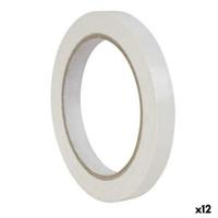 Plakband Apli 66 m 12 mm Wit PVC (12 Stuks) - thumbnail