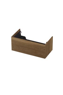 INK - Onderkast 1 Lade Push 2 Open Bestaande Uit - 1000x450x376 Mm - Chocolate Fineer