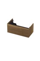 INK - Onderkast 1 Lade Push 2 Open Bestaande Uit - 1000x450x376 Mm - Chocolate Fineer - thumbnail